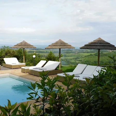 Vakantiehuis Panoramic In 17th Century Villa del Monte (Siena)