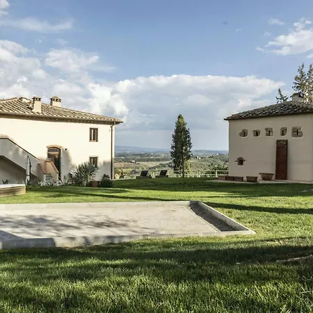 Panoramic In 17th Century * Villa del Monte (Siena)